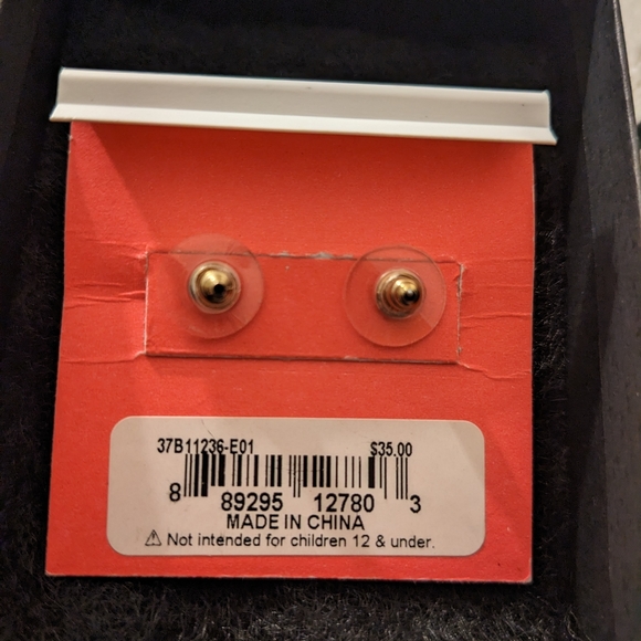 Betsey Johnson gold Rose with rinestones - Picture 3 of 3